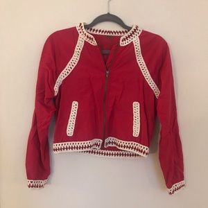 Free People Red Jacket!